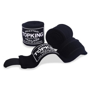 Боксерские бинты Top King  (TKHWR-01 black)